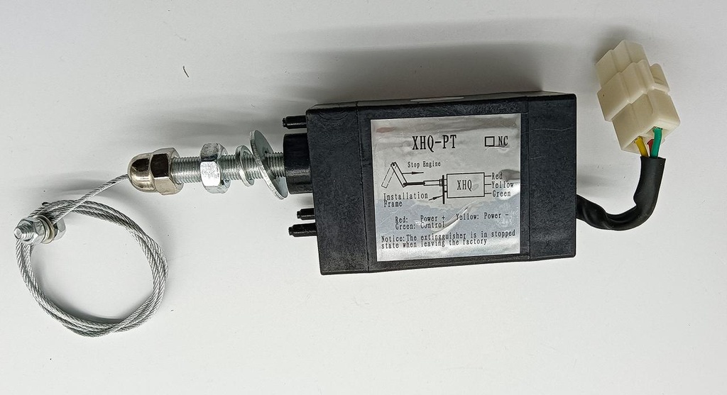 ES1091R1-12V SMALL BOX WITH 3 WIRE GRIP TYP DIESEL STOPPER