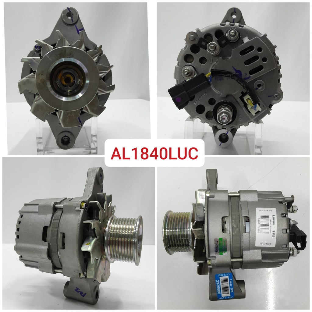 AL1840LUC-  T.T/LND (I) TC N/M HA15-12V/55A GROOVE PULLY ALTERNATOR