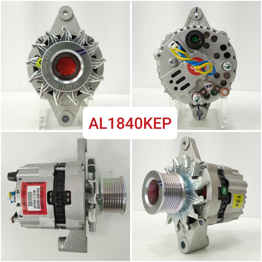 AL1840KEP-  T.T/LND (I) TC N/M HA15-12V/55A GROOVE PULLY ALTERNATOR