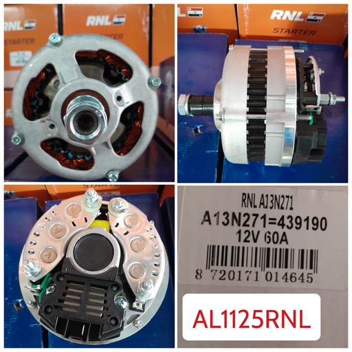[AL1125RNL] AL1125RNL-DTZ VLO 4B 12V 60A W/O FOUND ALTERNATOR