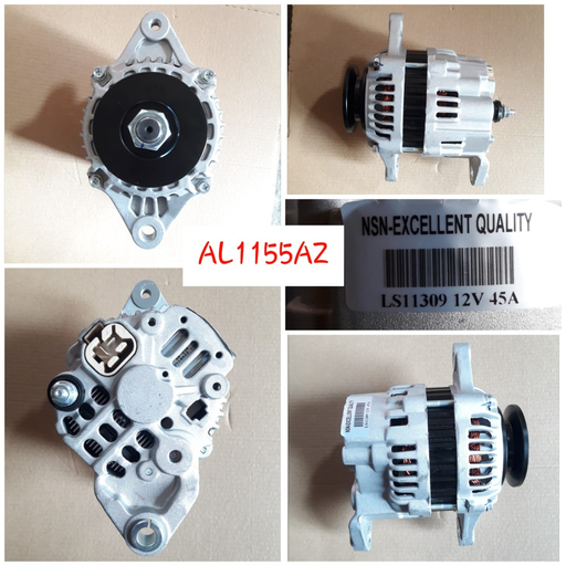 [AL1155AZ] AL1155AZ   - FORKLIFT S4S/F18C 12V 4FF 40A B/GRIP ALTERNATOR