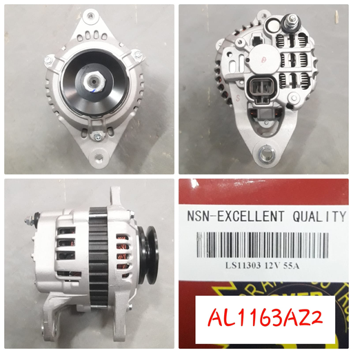 [AL1163AZ2] AL1163AZ2   - FORKLIFT MITS 3FF 12V 55A B/GRIP ALTERNA