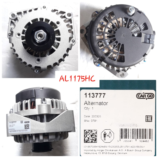 [AL1175HC] AL1175HC-GM 12V 145-230A 4P 6PK ALTERNATOR