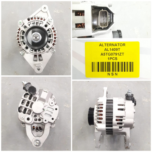 [AL1409T] AL1409T   - MITS L200 OEM N/M 12V 90A 6PK 4P RHE ALT