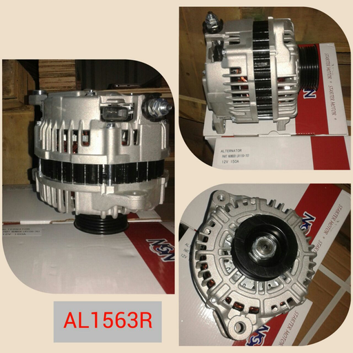 [AL1563R] AL1563R-NSSN PICKUP 12V 130A D/F LHE 2P 8PK ALTERNATOR