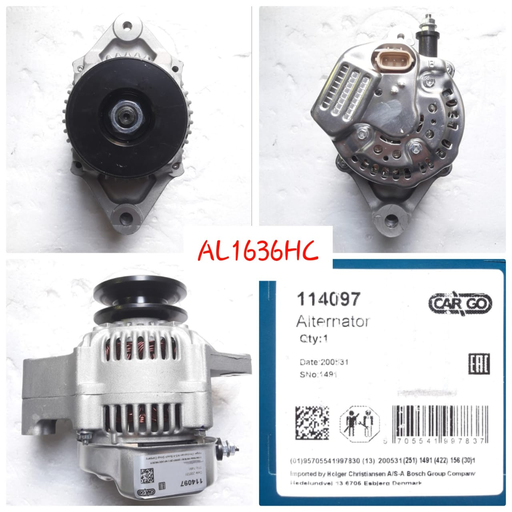 [AL1636HC] AL1636HC-ND 12V 60A 3P STR LONG U/BOLT (L IG P)ALTERNATOR