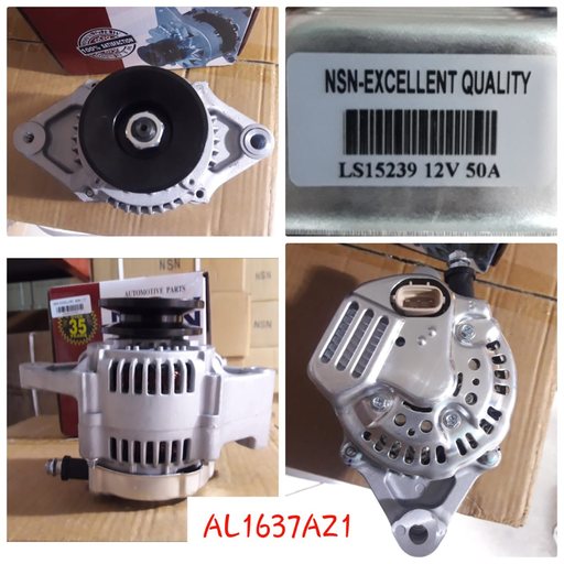 [AL1637AZ1] AL1637AZ1-ND 12V 50A 3P STR LONG U/B LONG FIT ALTERNATOR