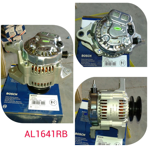 [AL1641RB] AL1641RB-BOSCH ND FORKLIFT 12V 40A D/F 2P U/BOLT ALTERNATOR