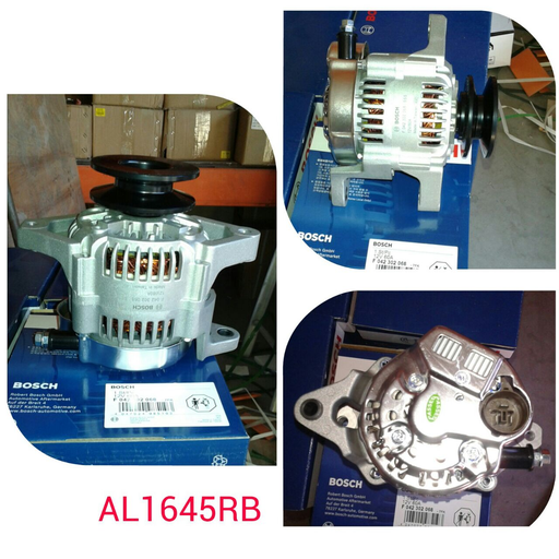 [AL1645RB] AL1645RB-BOSCH ND FORKLIFT 12V 50A D/F 3P ROUND ALTERNATOR
