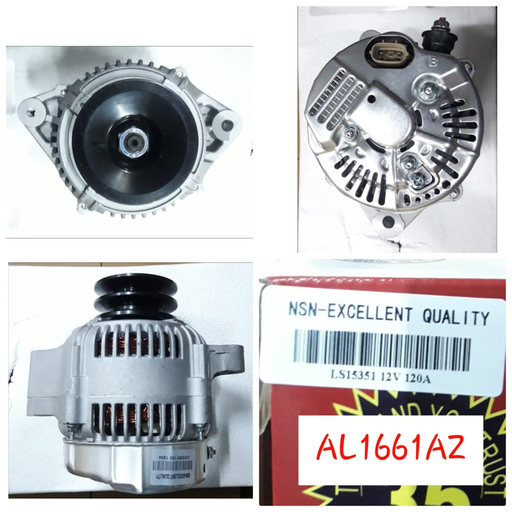 [AL1661AZ] AL1661AZ-ND LC 12V 120A RHE 3P STR 2V ALTERNATOR