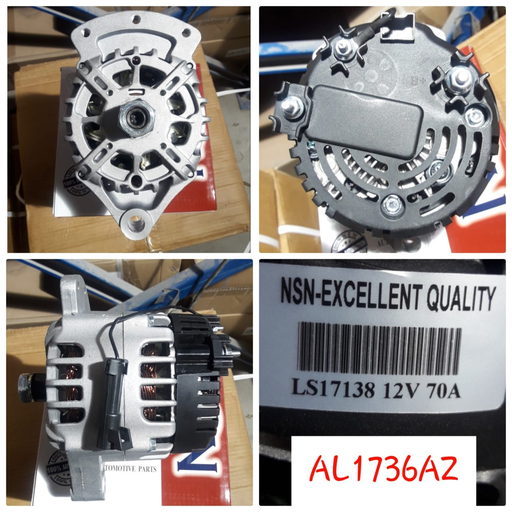 [AL1736AZ] AL1736AZ-PRESTOLINE 3 BOLT UP 12V 70A CW ALTERNATOR