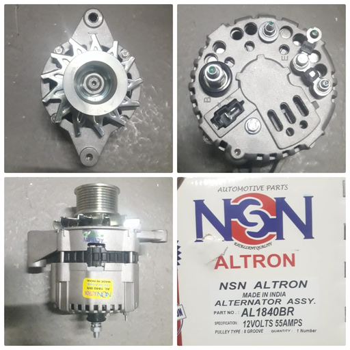 [AL1840BR] AL1840BR-T.T/LND"I" TC N/M 12V/55A GROOVE PULLY  ALTERNATOR