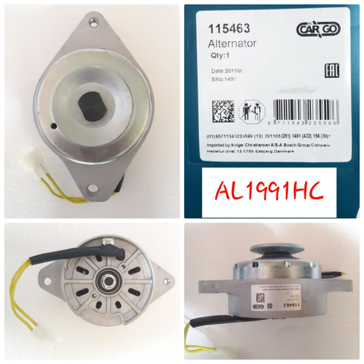 [AL1991HC] AL1991HC-YANMAR 12V 20A STR EAR SMALL MAG 2W ALTERNATOR