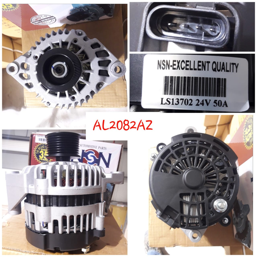 [AL2082AZ] AL2082AZ-CMN 24V 13SI 45A 8PK 55MM LONG BIG ALTERNATOR