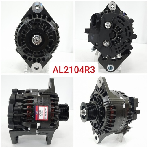 [AL2104R3] AL2104R3-CNA NEW HOLLAND W190C,W230C 24V 120A STR 8PK 5P (W-L-IG-S-DFM(FR)) ALTERNATOR