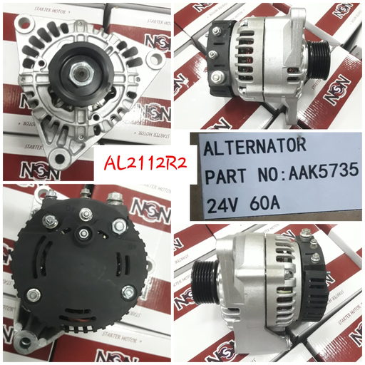 [AL2112R2] AL2112R2 -CNA DTZ ISK 24V 60A MCD TYPE ALTERNATOR