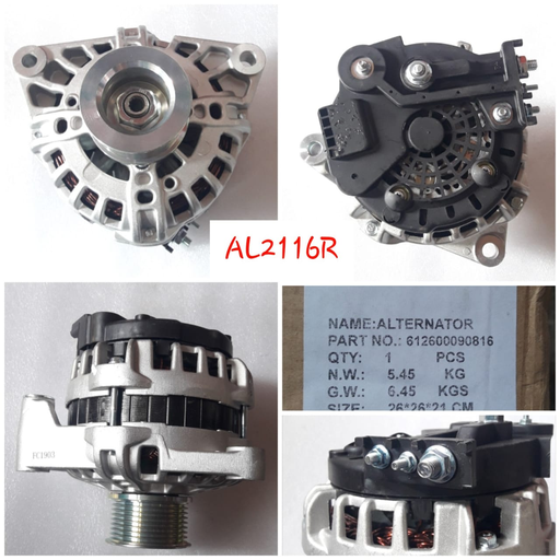 [AL2116R] AL2116R-CNA WP10FDJ JFZ2810 24V 80A N/M 8PK ALTERNATOR