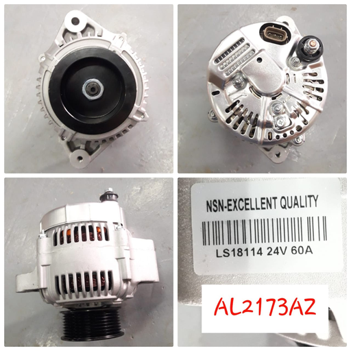 [AL2173AZ] AL2173AZ-KOMATSU FORKLIFT 24V 60A ND 8PK 3P RHE ALTERNATOR