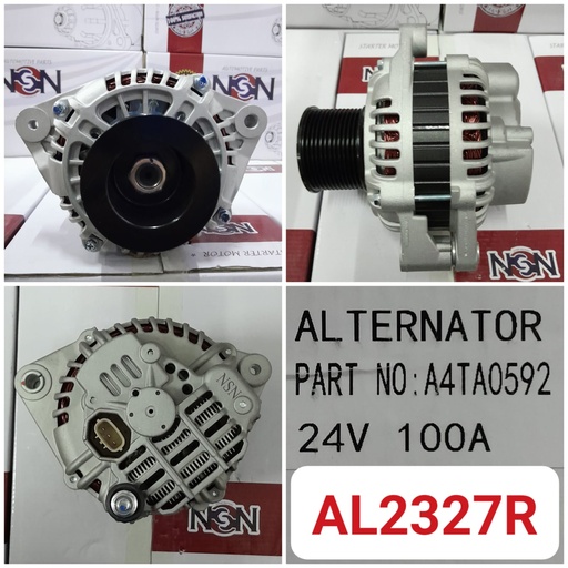[AL2327R] AL2327R   - IVECO N/M MITS 24V 100A 3P 12PK ALTERNATOR