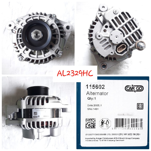 [AL2329HC] AL2329HC-IVECO N/M 24V 90A 3 PIN 12PK ALTERNATOR
