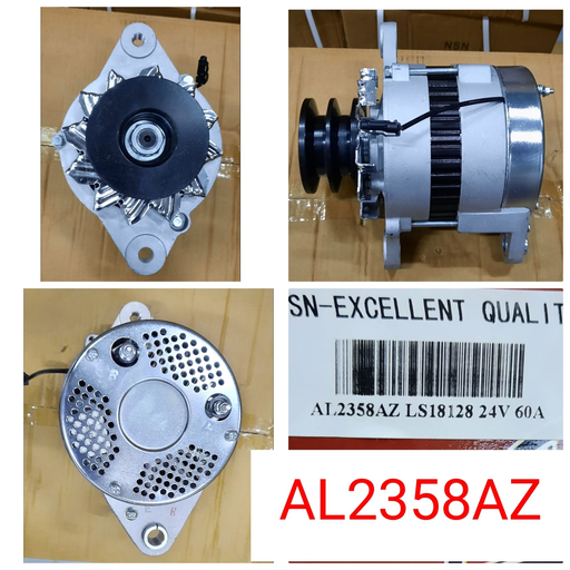 [AL2358AZ] AL2358AZ-KOMATSU OEM BIG 24V 60A 2V B SIZE ALTERNATOR