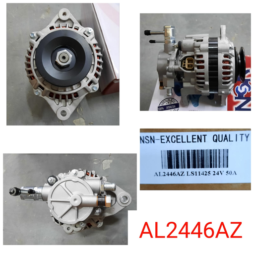 [AL2446AZ] AL2446AZ   - MITS 4D33 24V 50A S/PUMP 8MM 1V ALTERNOR