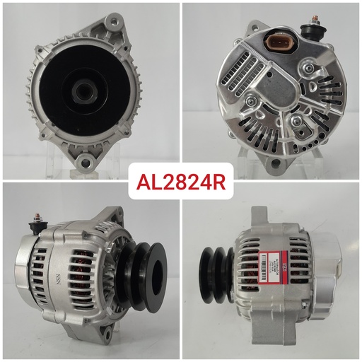 [AL2824R] AL2824R-COASTER ND 24V 60A CROS.FITT+2V+3P STR REG+UP BOLT ALTERNATOR