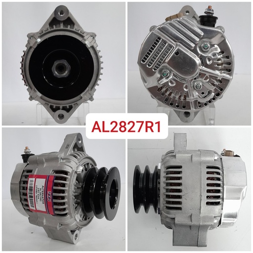 [AL2827R1] AL2827R-HINO COASTER ND 24V 60A ST.FITT+2V+3P STR UP REG+UP BOLT ALTERNATOR