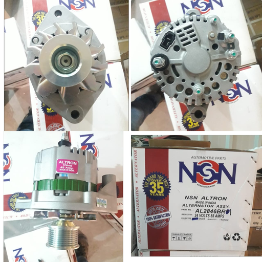 [AL2846BR1] AL2846BR1-T.T/LND 24V 55A LCS KAK REG LONG "2V" ALTERNATOR