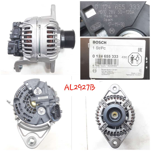 [AL2927B] AL2927B-VLV FH 24V 120A D/F ATS TYPE ALTERNATOR