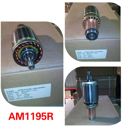 [AM1195R] AM1195R-CMN TOY 12V 3B ARMATURE+BEARING