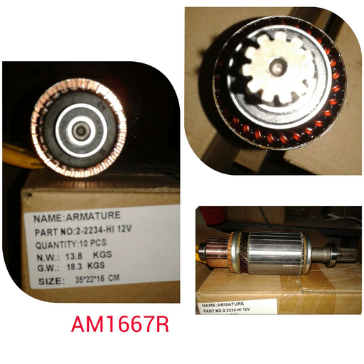 [AM1667R] AM1667R   - NSSN TD27 12V ARMATURE