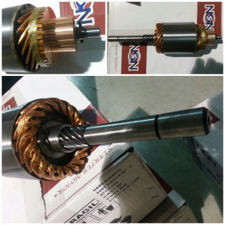 [AM1701R] AM1701R   - JCB 12V FAT STARTER ARMATURE