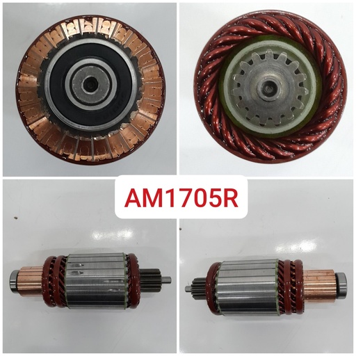 [AM1705R] AM1705R   - JCB ISKRA N/M 12V 15SP 8MM SHAFT ARMATURE