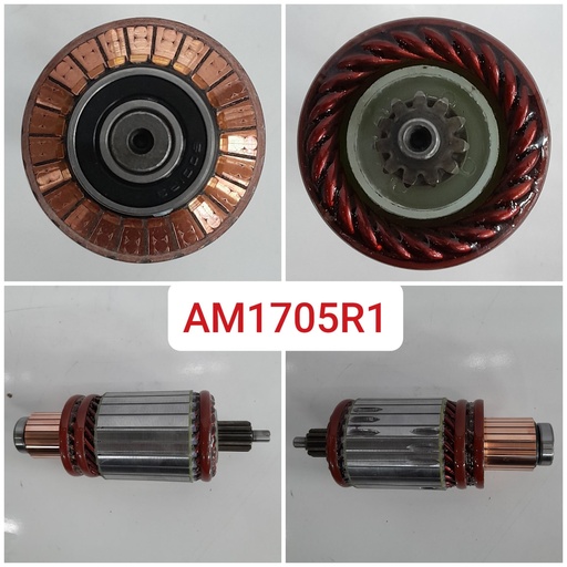 [AM1705R1] AM1705R1   - JCB ISKRA N/M 12V 11SP OEM ARMATURE