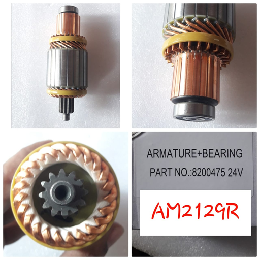 [AM2129R] AM2129R   - 29MT DOOSAN 24V 12SP ARMATURE+BEARING