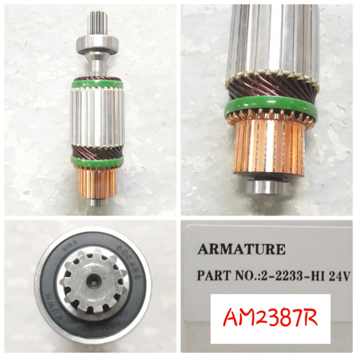 [AM2387R] AM2387R   - IZU NPR 4HF1 CCW 24V 11SP ARMATURE