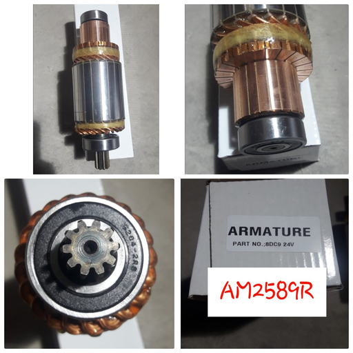 [AM2589R] AM2589R   - MITS FUSO 8DC9 24V 10SP ARMATURE+BEARING