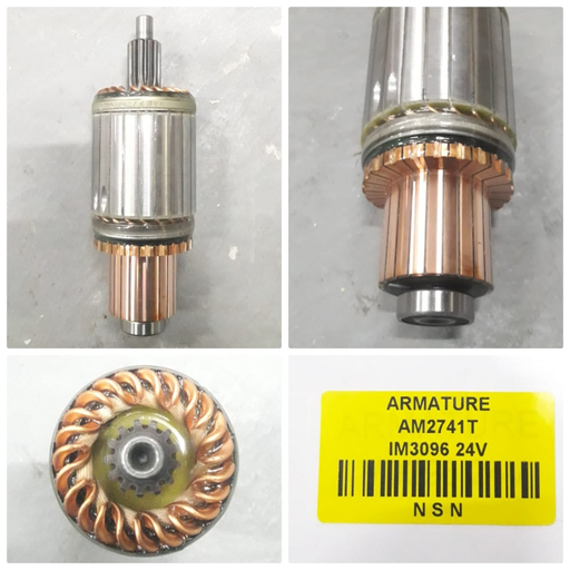 [AM2741T] AM2741T   - RNT 24V STARTER 13SP ARMATURE
