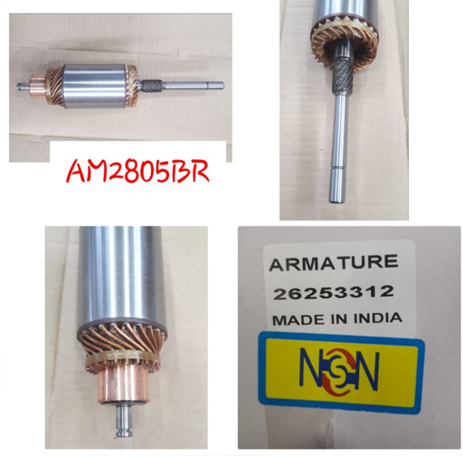 [AM2805BR] AM2805BR   - T.T/LND N/M 24V OEM THIN SHAFT ARMATURE