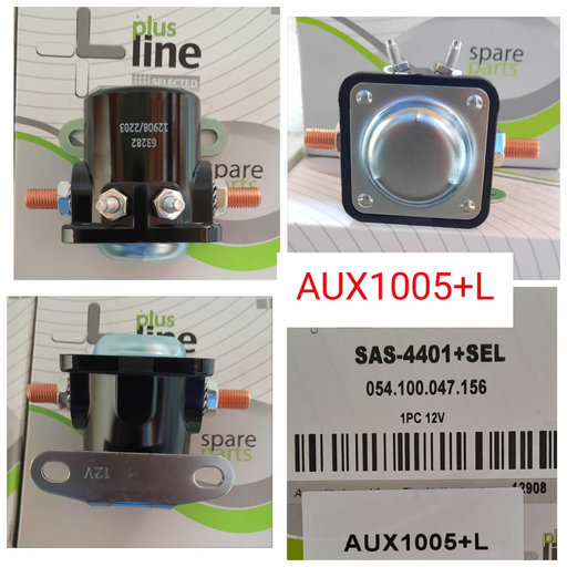 [AUX1005+L] AUX1005+L- 12V BLACK SQ 4 POINT SAFETY SWITCH