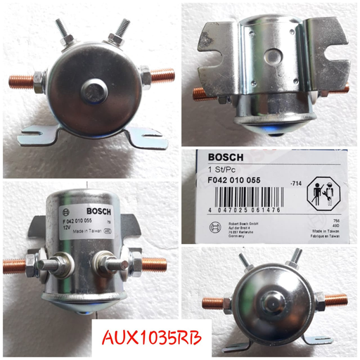 [AUX1035RB] AUX1035RB-BOSCH 12V 300A SILVER ROUND 4 POINT SOLENOID SWITCH