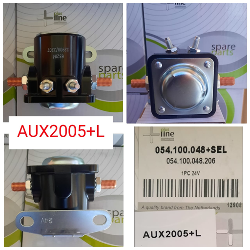 [AUX2005+L] AUX2005+L-24V BLACK SQ 4 POINT SAFETY SWITCH