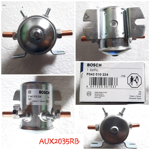 [AUX2035RB] AUX2035RB-BOSCH 24V 200A SILVER ROUND 4 POINT SOLENOID SWITCH