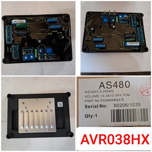 [AVR038HX] AVR038HX   - AS480 GENRATOR AVR VOLTAGE REGULATOR