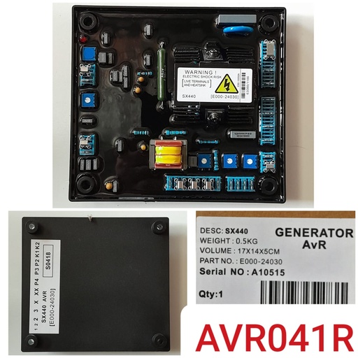 [AVR041R] AVR041R   - GENERATOR VOLTAGE REGULATOR HEAVY DUTY
