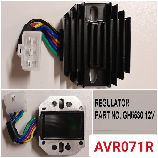 [AVR071R] AVR071R-GENERATOR 12V 6WIRE WHITE GRIP REGULATOR