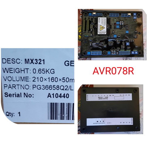 [AVR078R] AVR078R   - MX321 GENERATOR AVR VOLTAGE REGULATOR