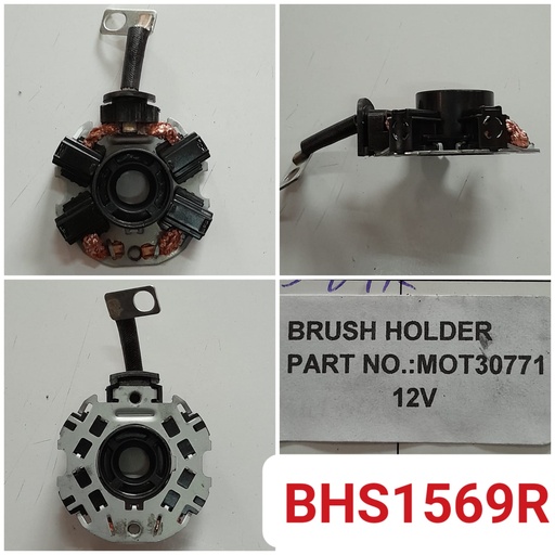 [BHS1569R] BHS1569R   - MILLER/MITS S3L2 49MM  12V OEM BRUSH HOLDER