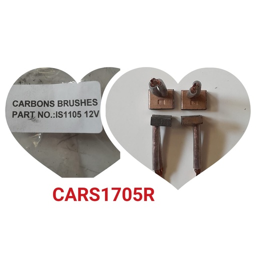 [CARS1705R] CARS1705R   - ISK 60624 CARBON BRUSHES (1SET=4PC